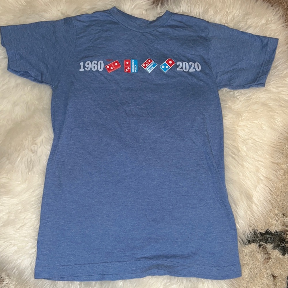 • Domino’s Pizza T-Shirt Blue New Without Tags